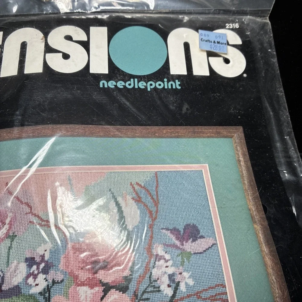 Vintage 1986 Dimensions Needlepoint Craft Kit 